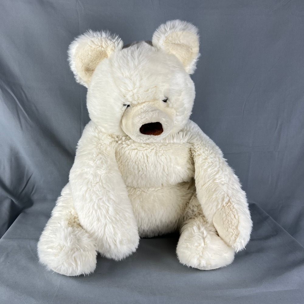 Vintage Gund Collectors Classics Limited Edition White Teddy Bear Plush 1977 19"